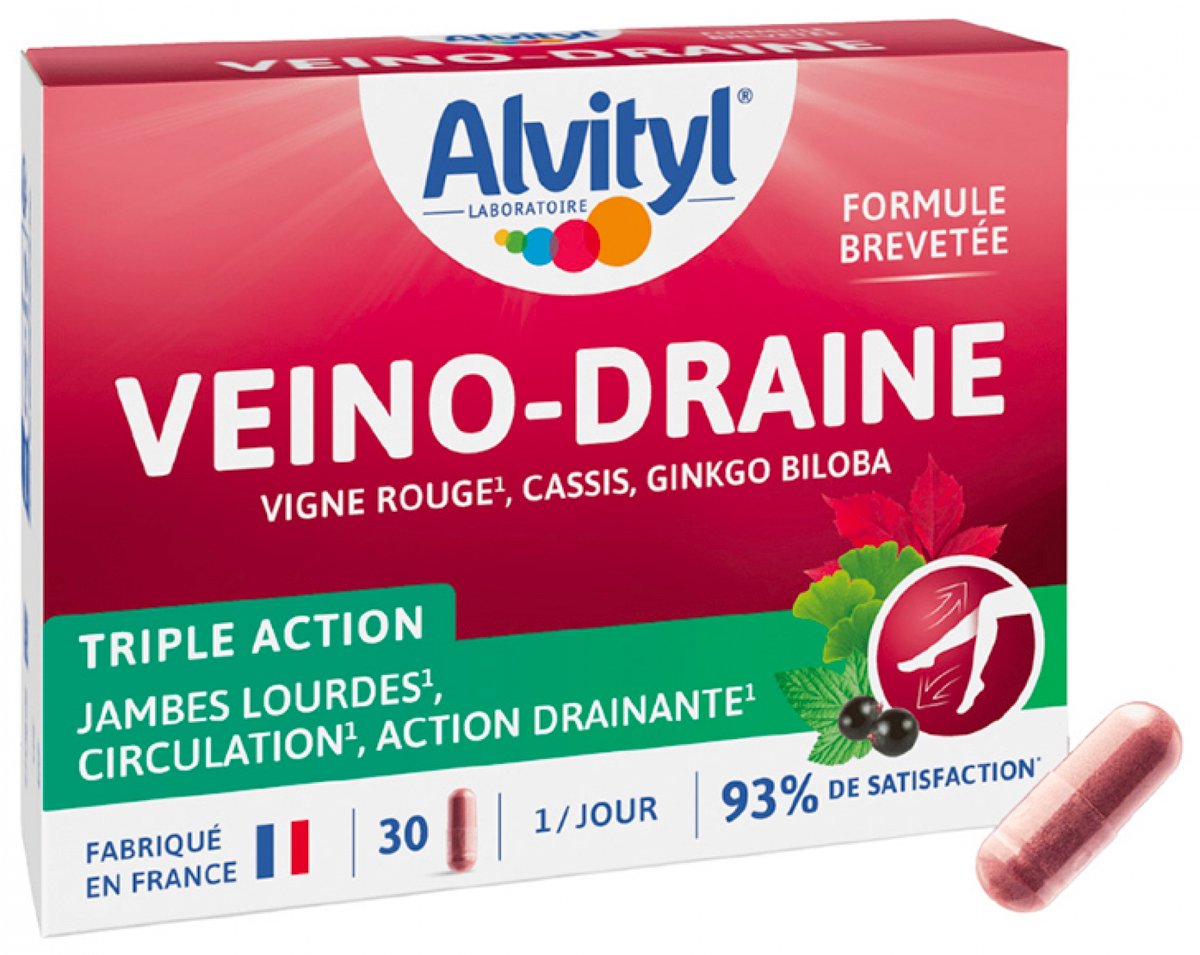 Goedkoopste Alvityl Veino-Draine 30 Capsules