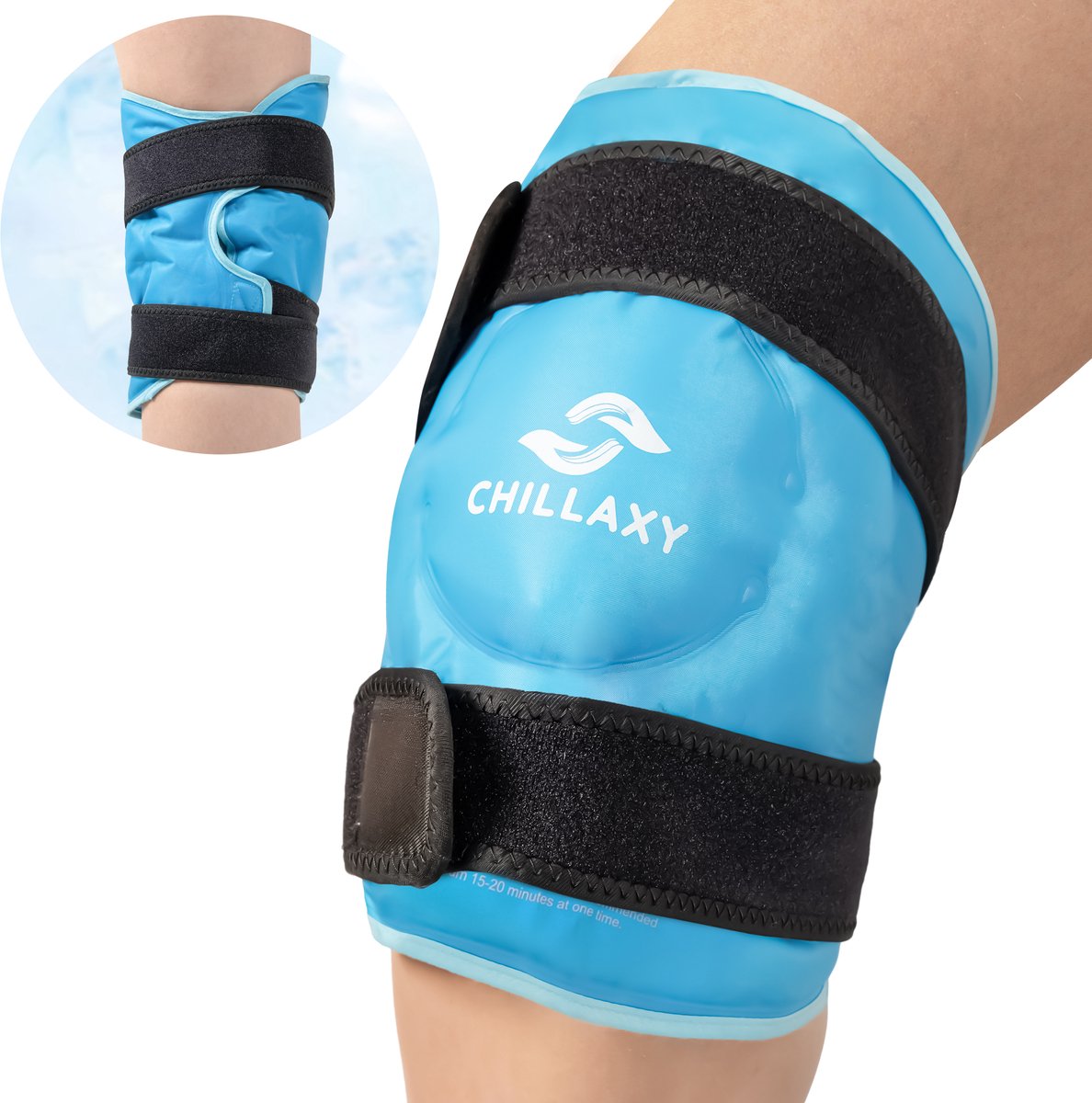 Chillaxy Coldpack Knie – Icepack, Coolpack, IJspack – Koud Compress tegen Pijn & Zwelling – Gelpack Herbruikbaar - XXL