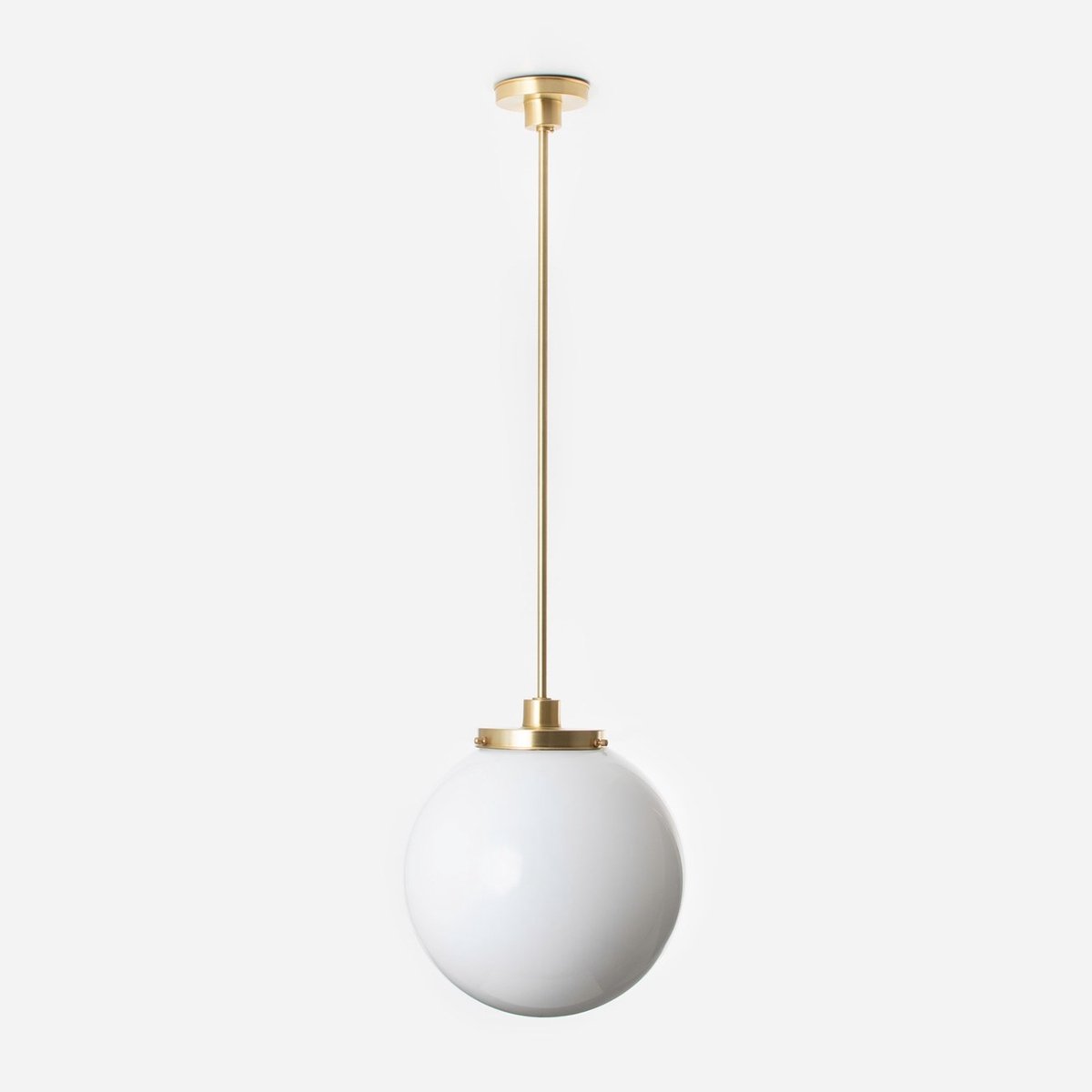 Hanglamp Bol Ø 35 20's Messing - Art Deco Trade