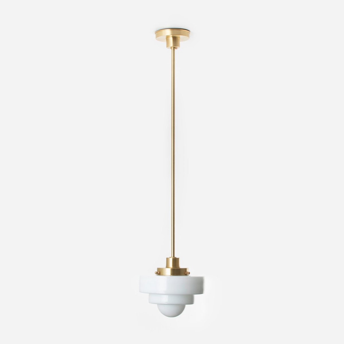 Hanglamp Lorm 20's Messing - Art Deco Trade