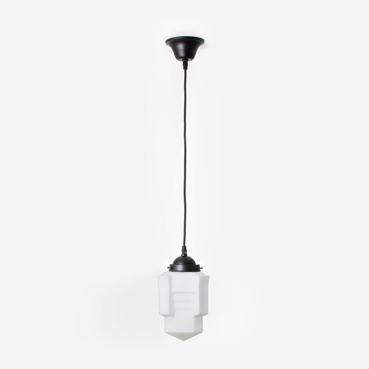 Coloured by Art Hanglamp aan snoer Apollo Mat Moonlight - Art Deco Trade Zwart