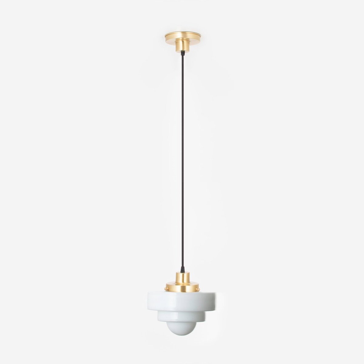 Hanglamp aan snoer Lorm 20's Messing - Art Deco Trade