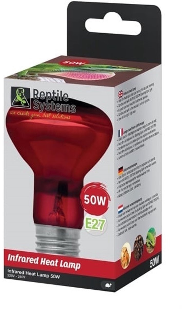 As Reptile Infrared Heat Lamp 50W E27