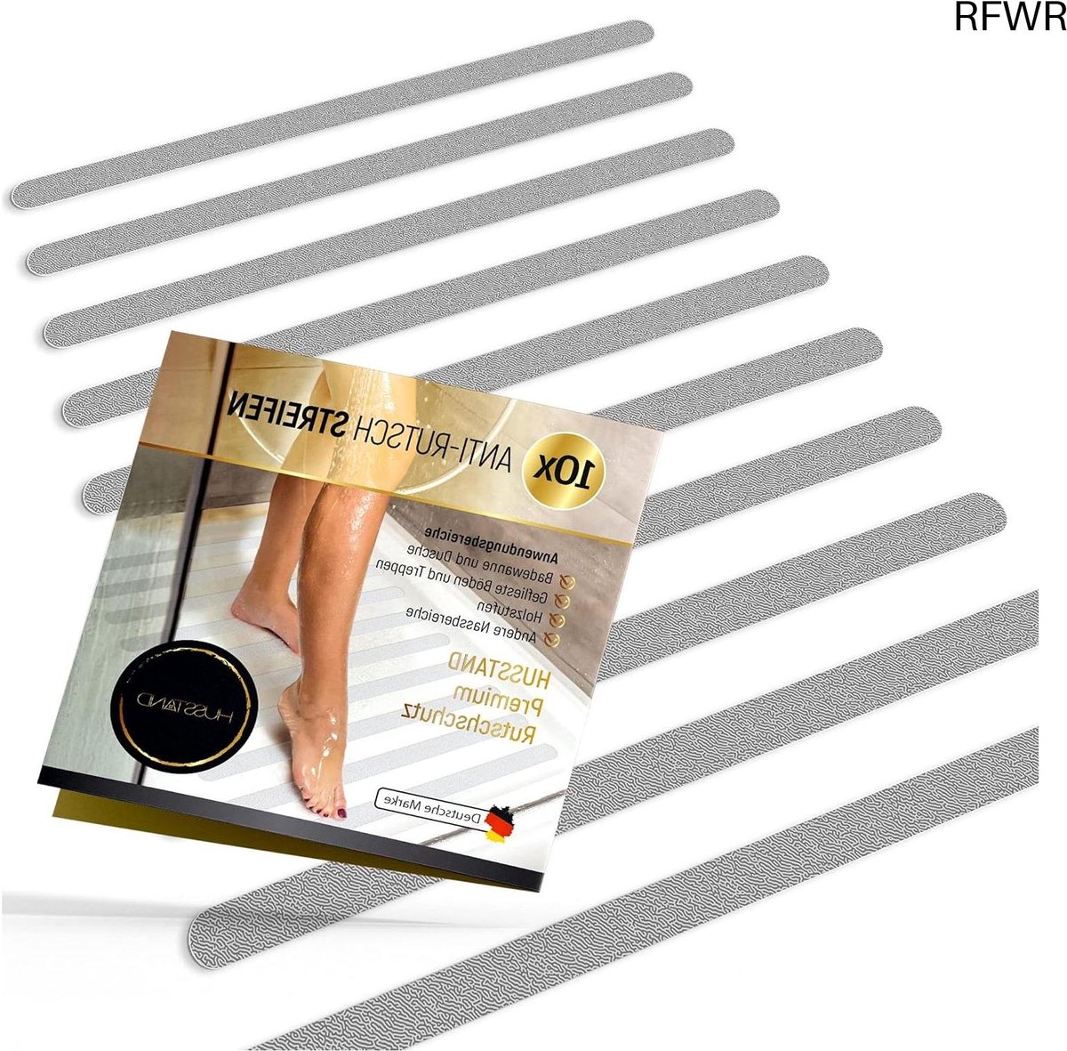 RFWR® Antislipstrips voor Badkuip en Douche - Transparante en Zelfklevende Antislipoplossing