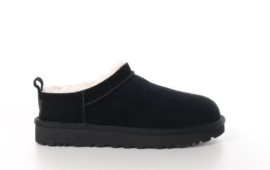 Chaussons Ugg Cl Micro Suede pour femme, noir