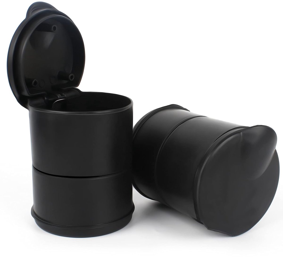 Rookloze Auto Sigaret Asbak - Draagbare Asbak - 2 Stuks - Compact