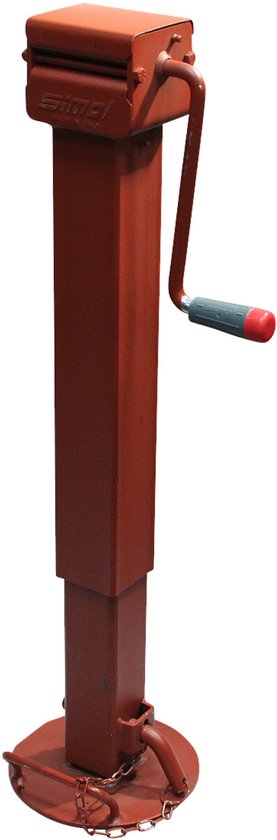 Béquille d'appui DG, manivelle latérale à trois étages 80mm 2500kg moyenne Simol