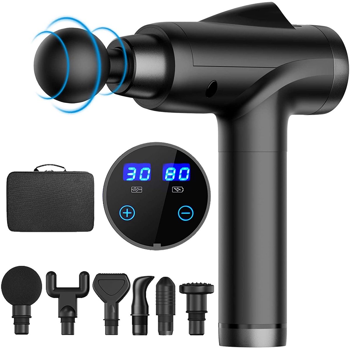 Professionele Diepe Spier Massage Apparaat - 6 Verwisselbare