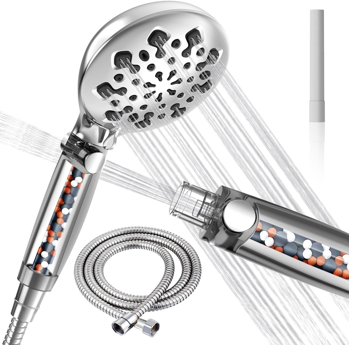 Ibenzoa® Waterbesparende Handdouche met Slang en Meervoudige Filters voor een Verfrissende Douche-ervaring