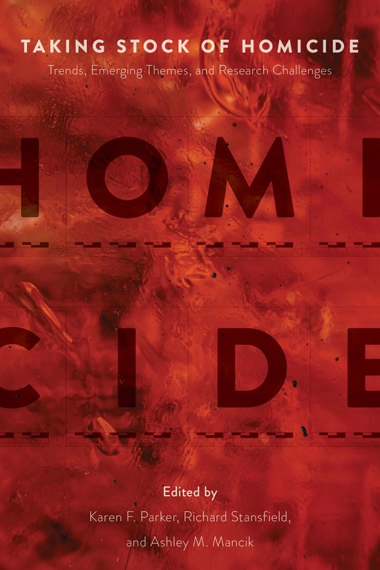 Taking Stock of Homicide - cover
