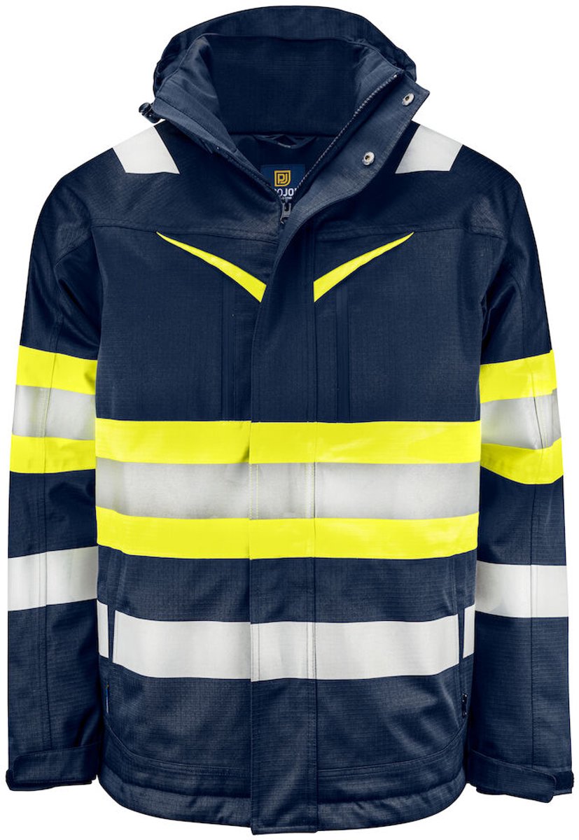 ProJob 6454 FUNCTIONELE JAS EN ISO 20471 KLASSSE 1 646454 /Marine Geel