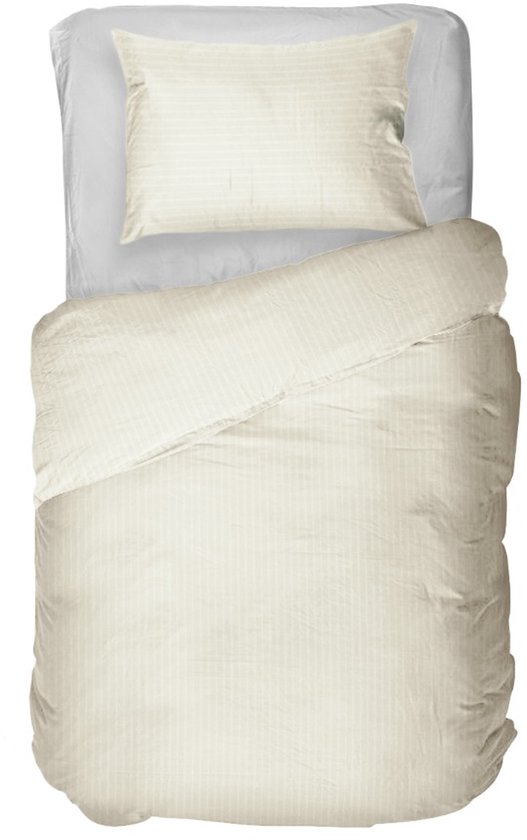 Kayori Elin Dekbedovertrek Katoensatijn - 200x200-220 cm +2 slopen - Tweepersoons - Offwhite van Kayori — afbeelding 3