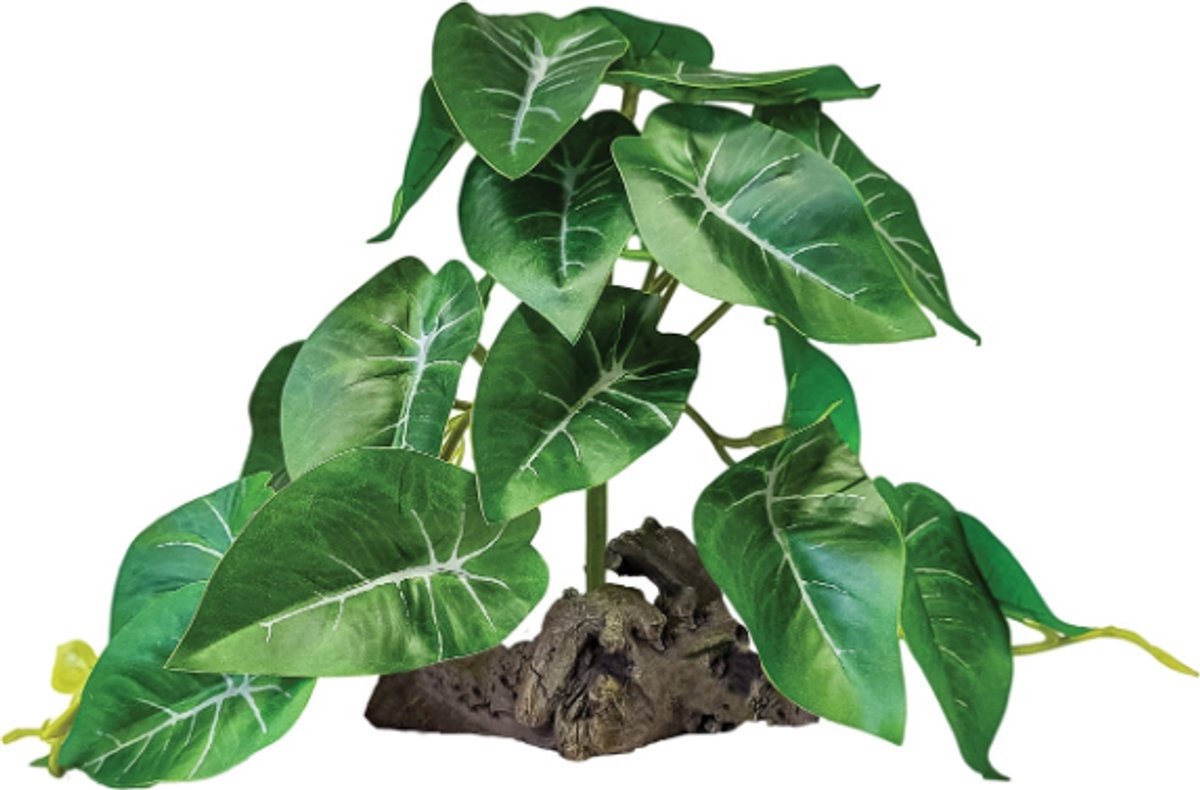 Repto Plant On Deco Elephant Green kunstplant voor terrarium | 46 cm