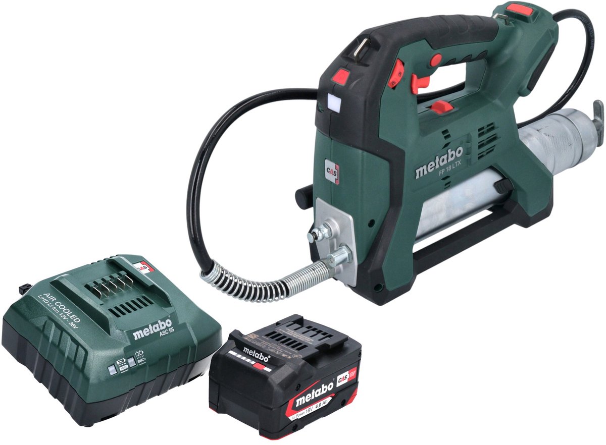 Metabo FP 18 LTX accusmeerpistool 18 V 690 bar + 1x accu 4.0 Ah + lader