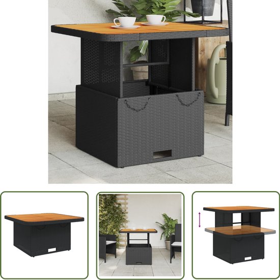 Weerbestendige Tuinmeubelen tafel 89 Cm Kunststof Groen - Altijd De Beste Deal Vidaxl Tuin