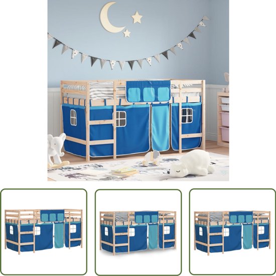 vidaXL Vitrages voor woonkamer - Wit - Polyester - 140x260 cm - Set van 2 | Leen Bakker