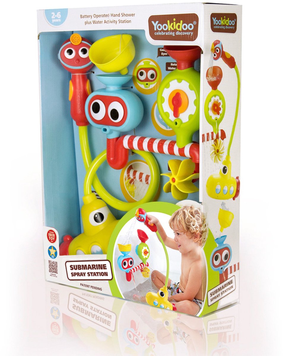 Yookidoo - Badspeelgoed - Submarine Spray Station - One Size — afbeelding 5