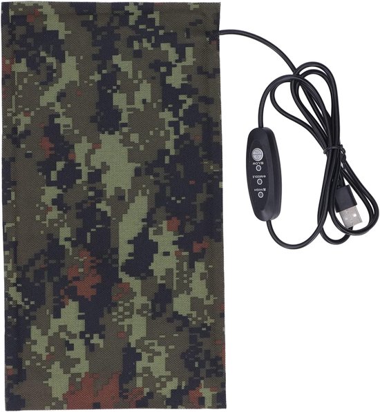 USB Verwarming - Verwarmingsplaat - USB Aangedreven Elektrische Kledingverwarming - Waterdicht - Warmte- en Koudebescherming - 3 Temperatuurinstellingen - 1 Paar (10x20CM) van Merkloos	 — afbeelding 3