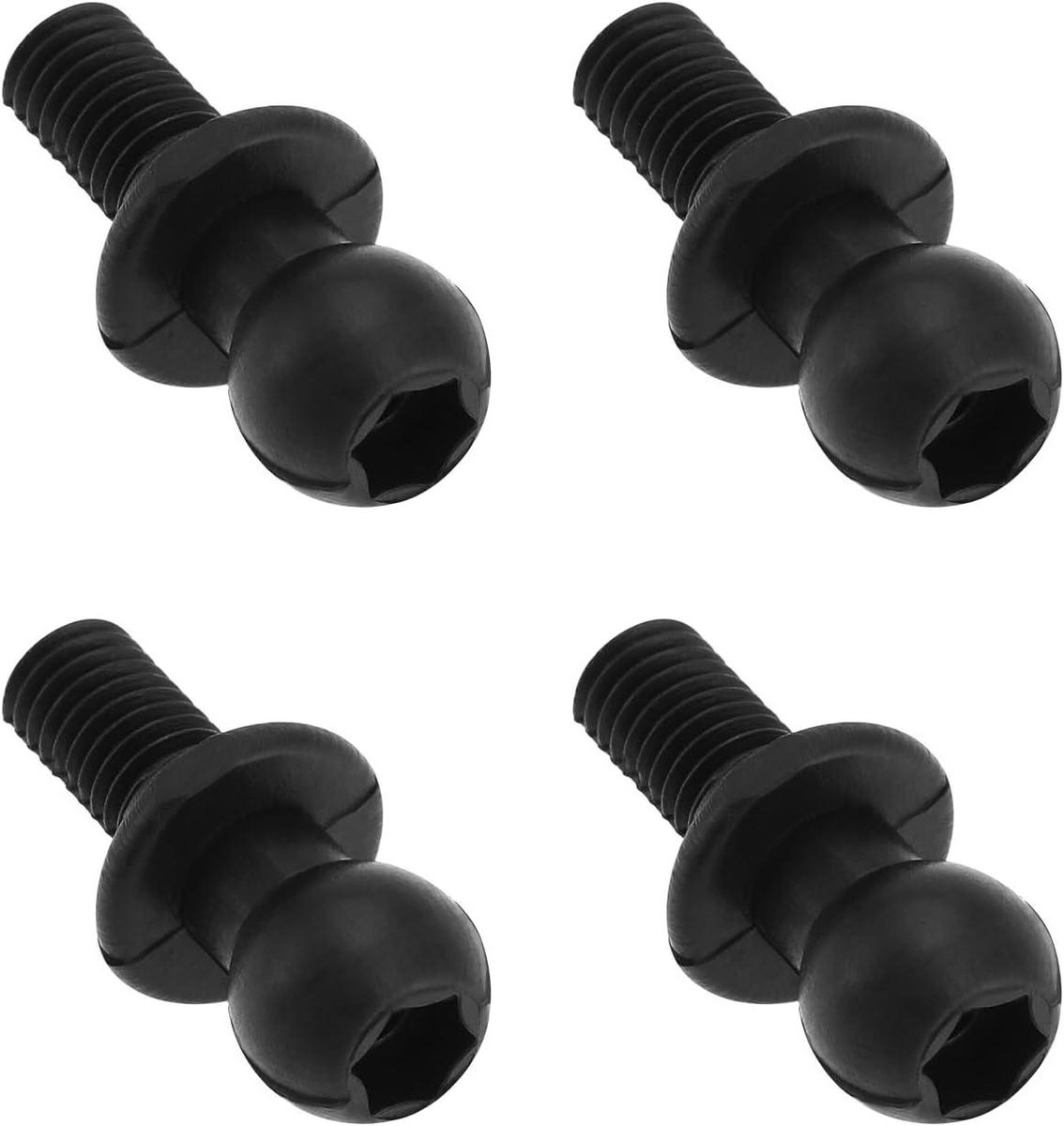 Allecto Plus - Set van 4 kunststoffen schroeven voor achterlicht van VW Caddy - Vervangingsonderdelen 6V0945246