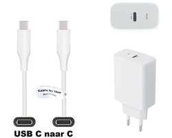OneOne 30W super snellader. Oplader met Sterke 0,5m USB C naar C kabel. PD lader adapter past op Google Pixel 7, 7 Pro, 8, 8a, 8 Pro, 9, 9 Pro, 9 Pro XL, 9 Fold, 10, 10 Pro, 10 Pro XL, 10 Fold, C, XL