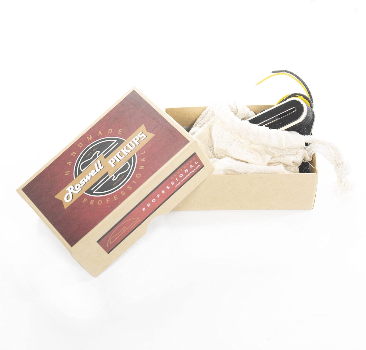 Roswell Pickups CHCB Charlie Christian Tele Bridge Black - Single-coil pickup voor gitaren