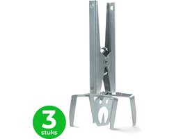 VerminBuster Mollenklem T-Mole - 3 stuks - Mollenverjager - Professionele Mollenvallen - Mollenbestrijding