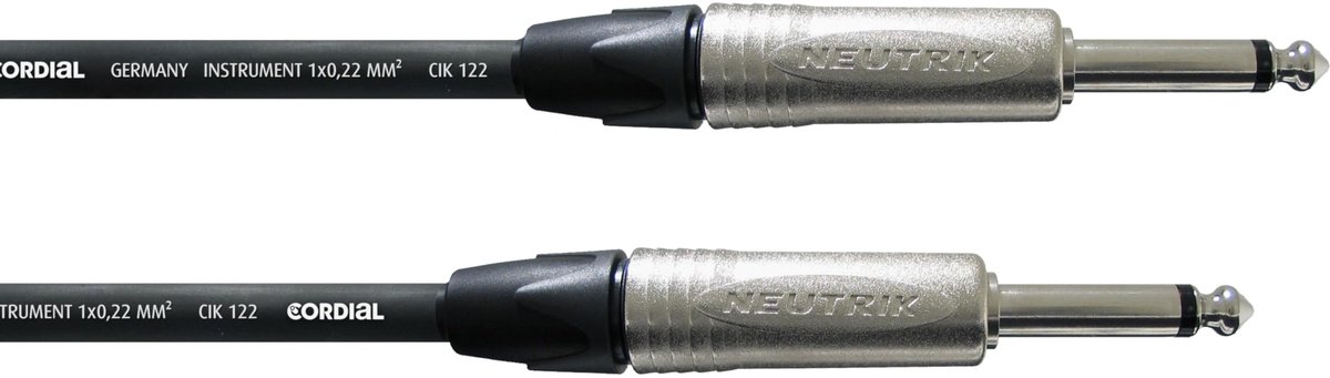 Cordial CXI 9 PP instrumentkabel 9 m - Kabel voor instrumenten