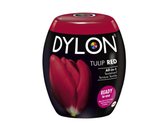 Teinture pour tissu DYLON - Dosettes pour lave-linge - Rouge tulipe - 350g