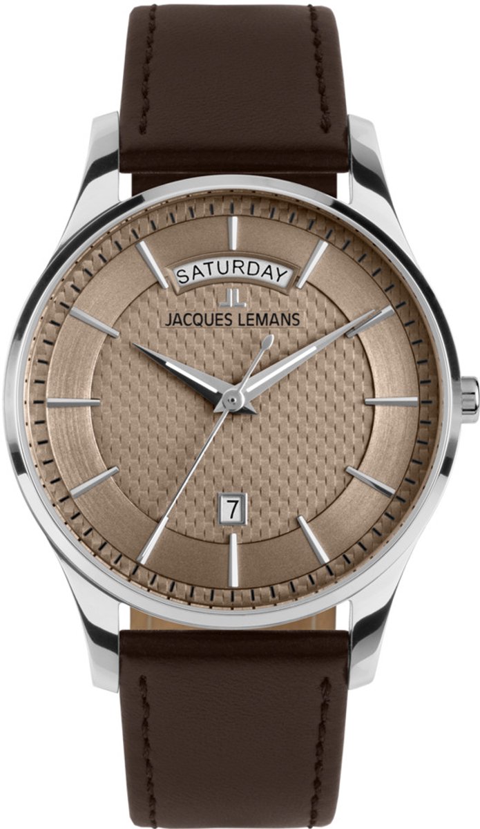 Datum horloge London Brown