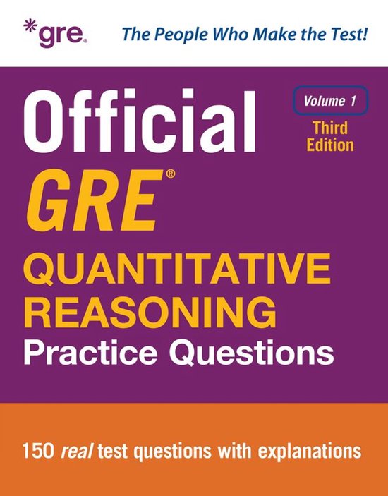 Official GRE Quantitative Reasoning Practice Questions, Thir ... - cover