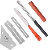 Sillet De Tête Fendu En Métal Doré Pour Guitare 6 Cordes - Compatible Guitares Acoustiques Et Lap Steel