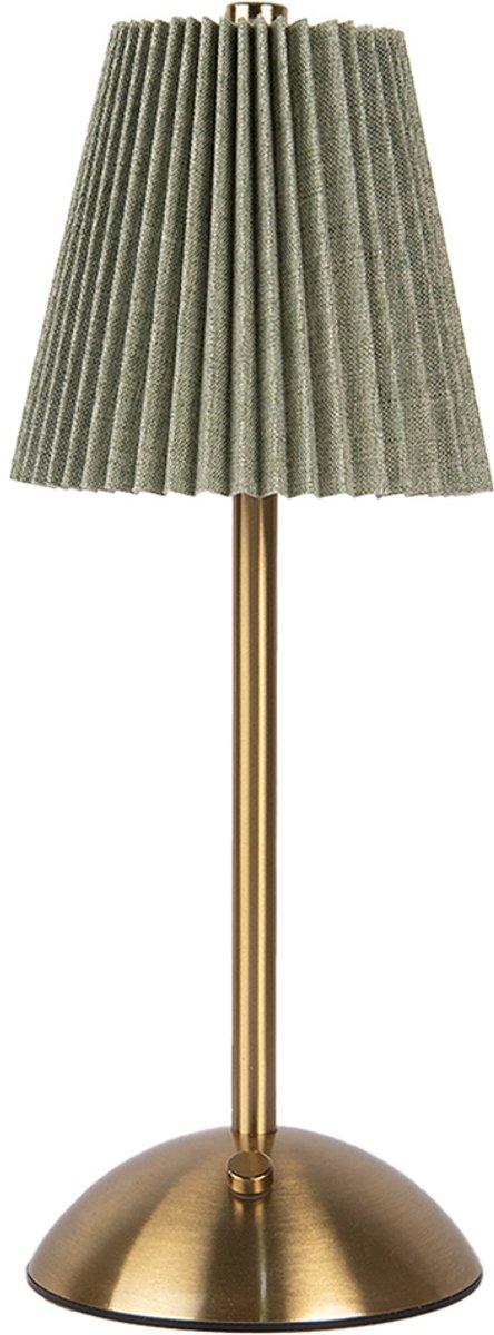Gabriël Tafellamp Ø 12x30 cm Groen Metaal