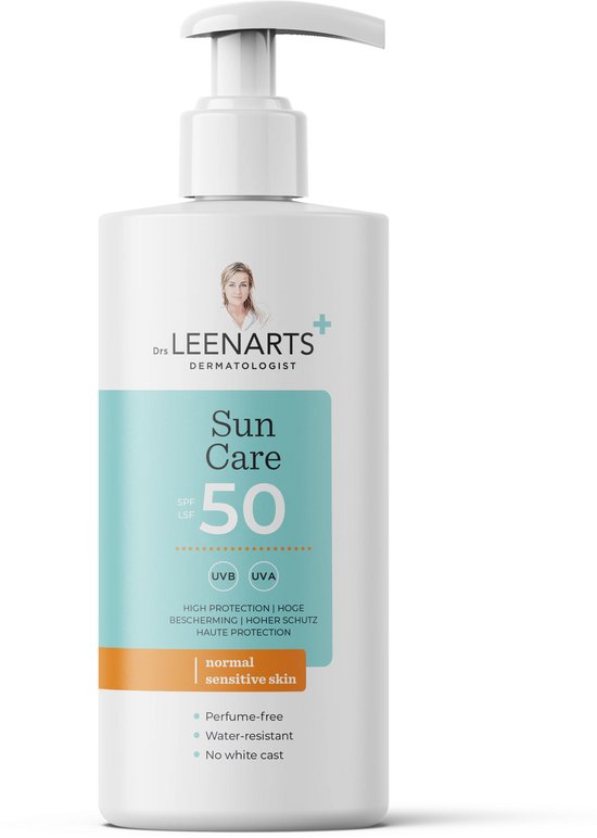 Drs Leenarts Zonnebrand SPF50 voor Gezicht & Lichaam - Parfumvrij - Crème - 1000ml