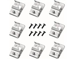 8 X vervangende riemclip-haken - Elektrische boormachine riemclips met schroeven - Boorgereedschap clips haak - Geschikt voor Dewalt N268241 20V Power Tools DCD980 DCD980L2 DCD985L2 DCD985