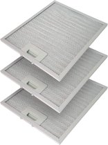 Set van 2 metalen vetfilters voor afzuigkappen Maat 320 x 260 mm Robuuste metalen gaasvetfilters voor uw keukenafzuigkap