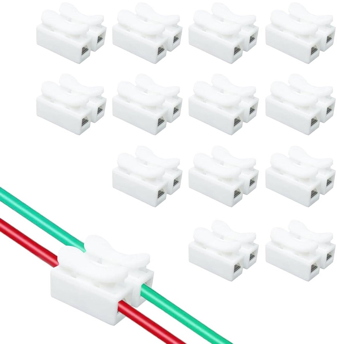 Allecto Plus - 300 stuks draad-snelverbinders voor elektrische verbindingen in huis met apparaten en verlichting