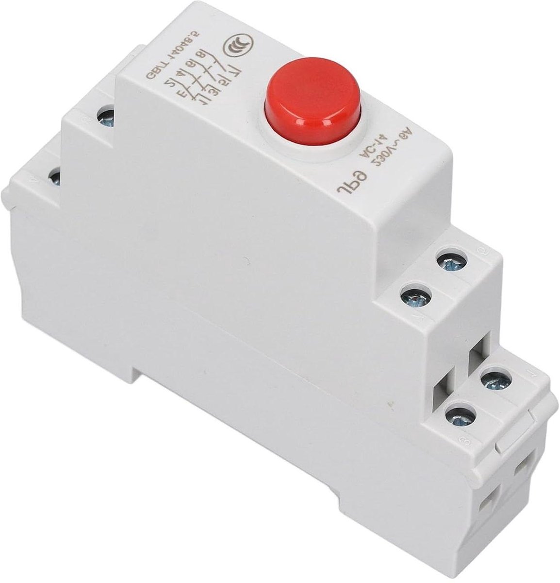 Allecto Plus - DIN-rail knop met lichtindicator voor elektrische besturing - makkelijke installatie