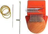 Allecto Plus - Mini Weefgetouw Set met Huishoudelijk Breimachine en Weef TampersOpzet Zorg voor Snel Weven - Handig Apparaat voor Thuisgebruik met Hoge Snelheid
