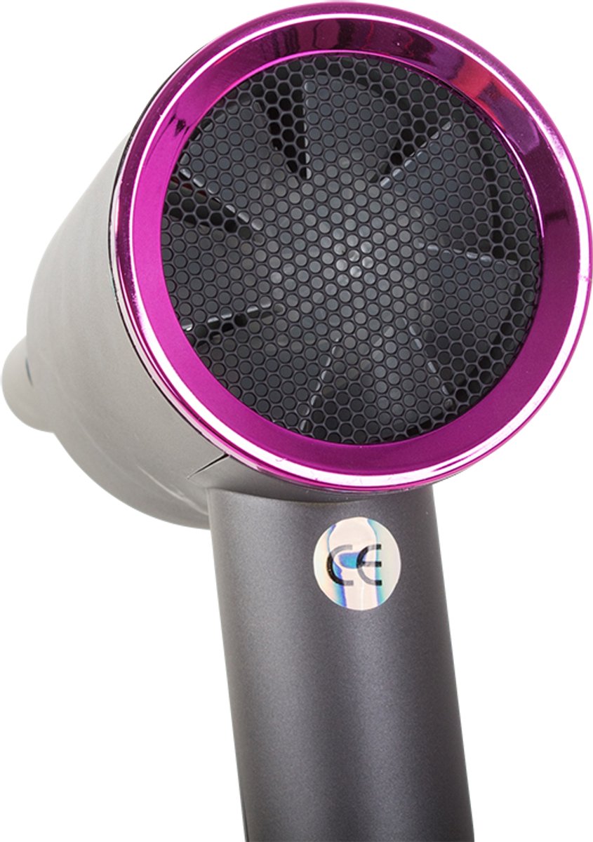 Haardroger met Ionisatie – 2800W – 3 Warmtestanden – fohnborstel – Verstelbare Snelheid fohn – haar droger – Antipluis Föhn voor Alle Haartypes - 35284 — afbeelding 2