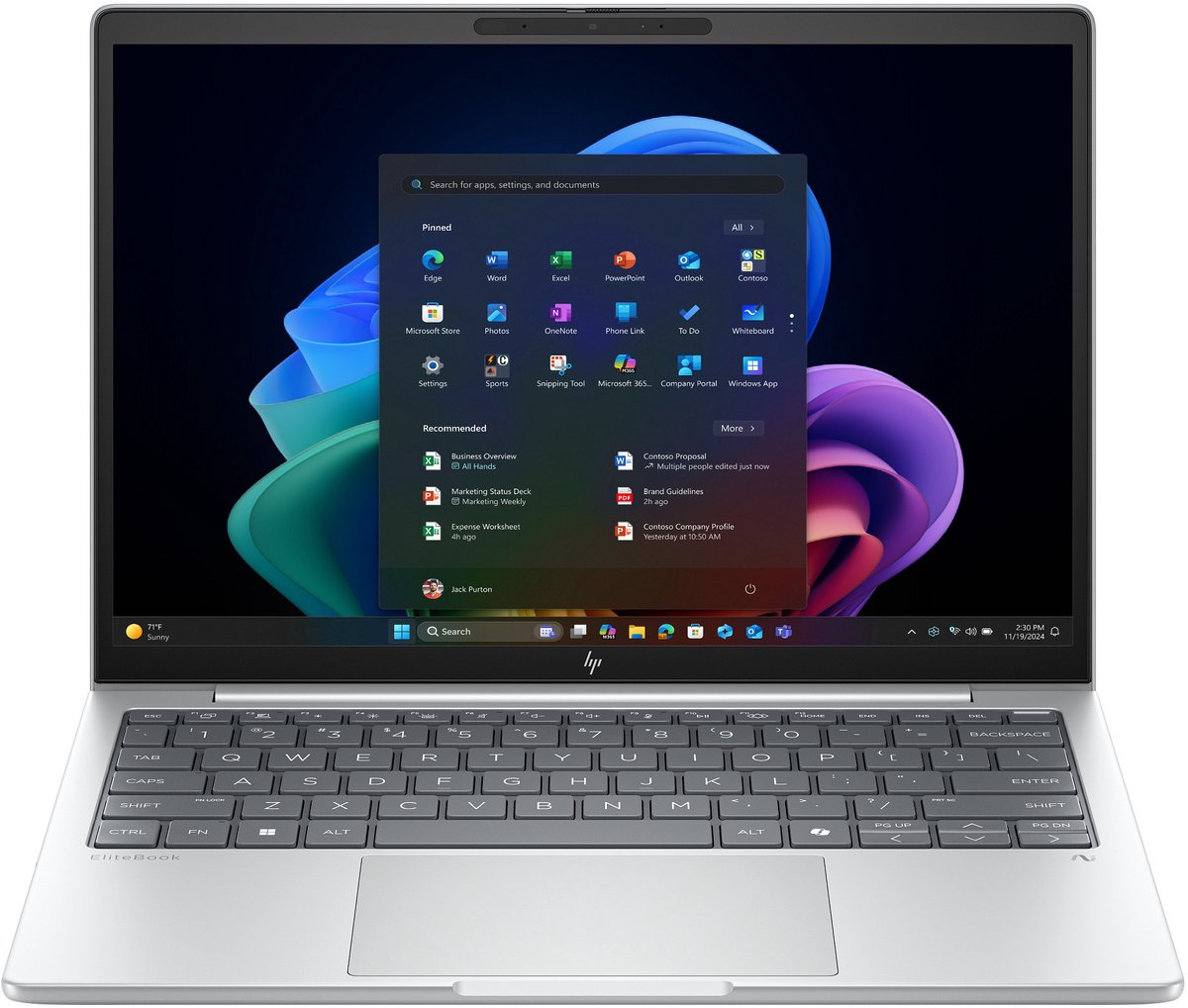 "HP EB8G1a13AI RA7P350 13 32GB/1T PC NL Copilot+ PC AMD Ryzen AI 7 Laptop 33,8 cm (13.3"") WUXGA LPDDR5x-SDRAM 1 TB SSD Wi-Fi 7 (802.11be) Windows 11 Pro"