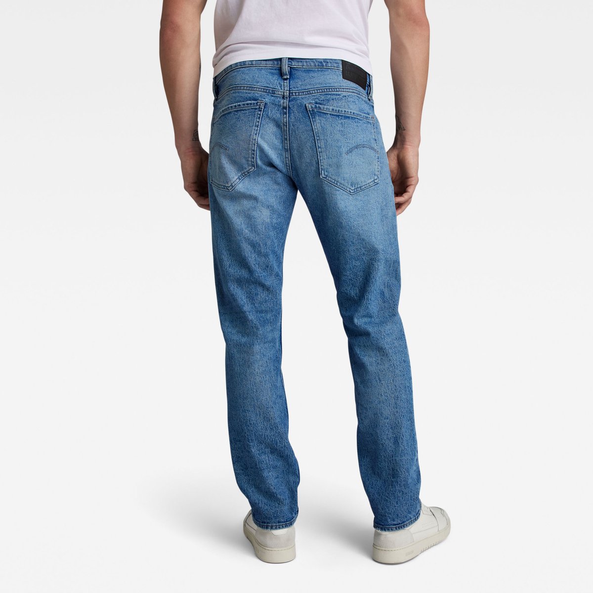 G-Star Mosa Straight Heren Jeans Blauw
