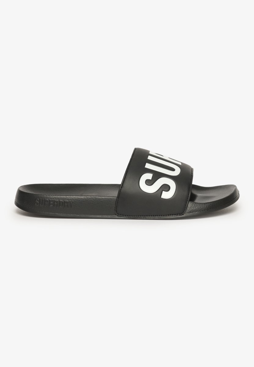 Superdry Core vegan badslippers Heren Slippers Zwart