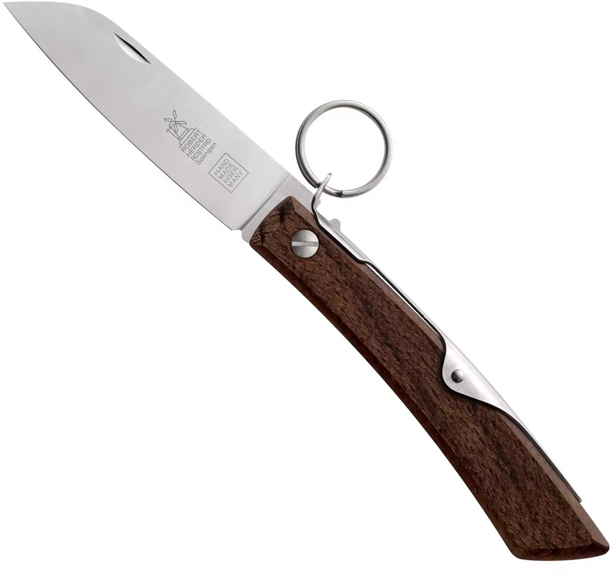 Robert Herder IBEX 80 – Zakmes – RVS Lemmet – Beukenhout handvat – Ratchet-Lock