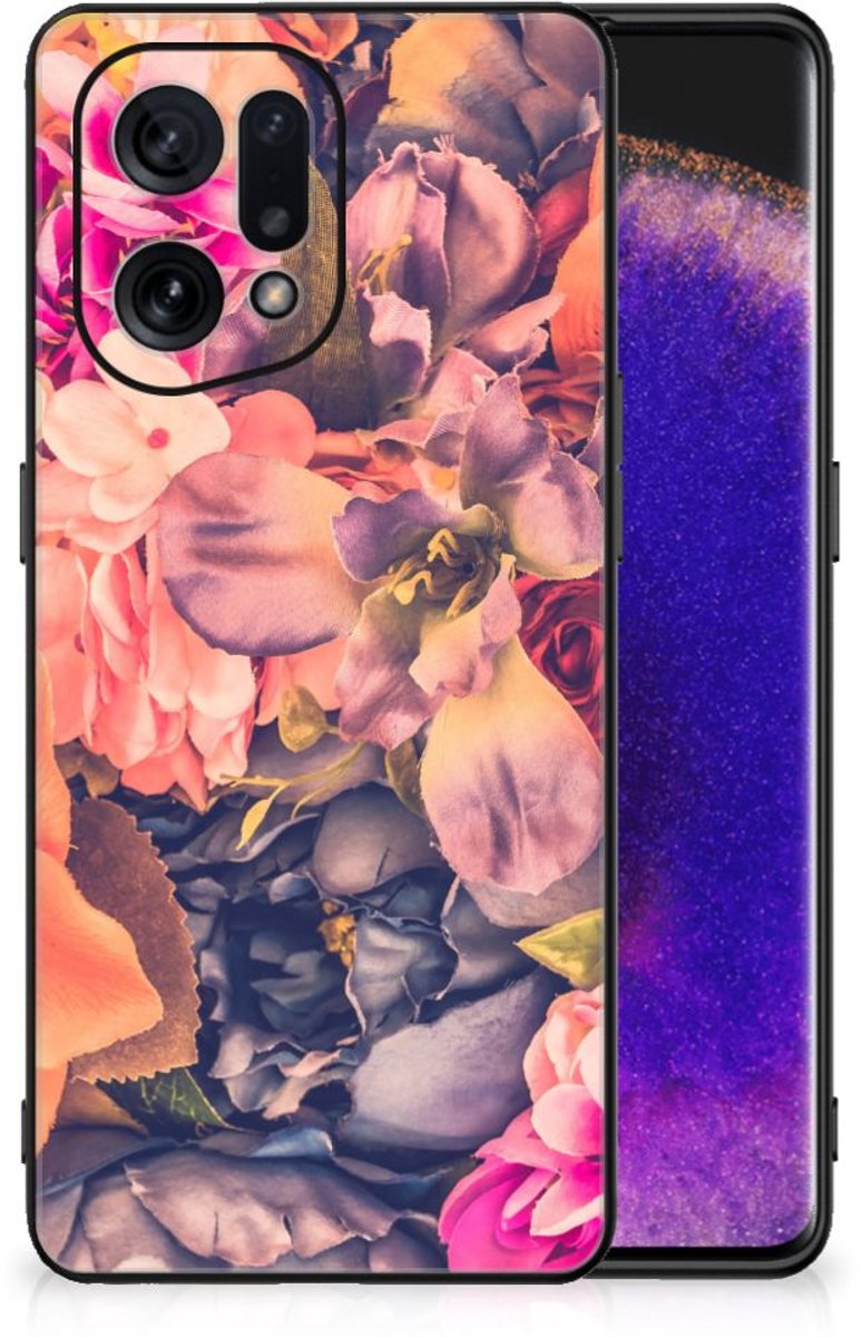 OPPO Find X5 Bloemen Hoesje Bosje Bloemen