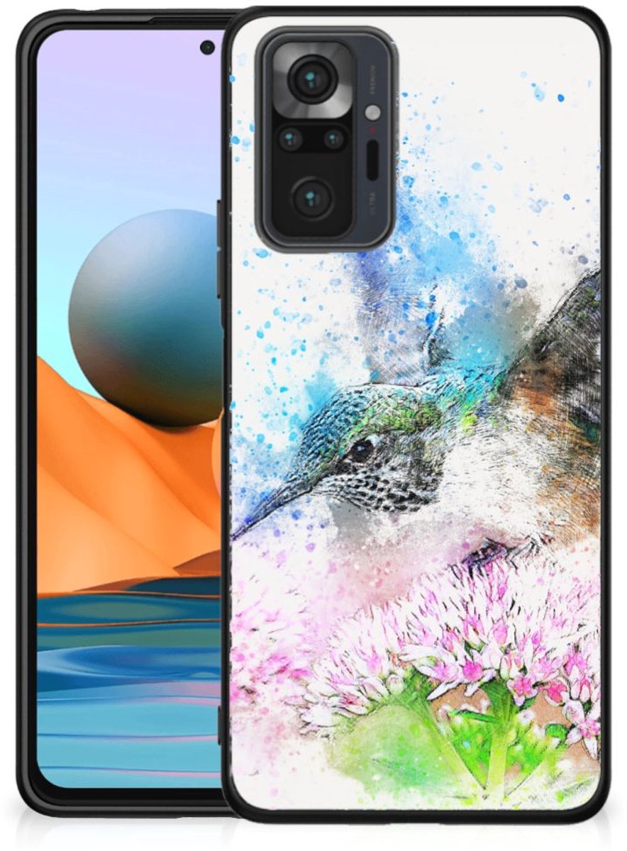 Kleurrijke Telefoonhoesje Xiaomi Redmi Note 10 Pro Vogel