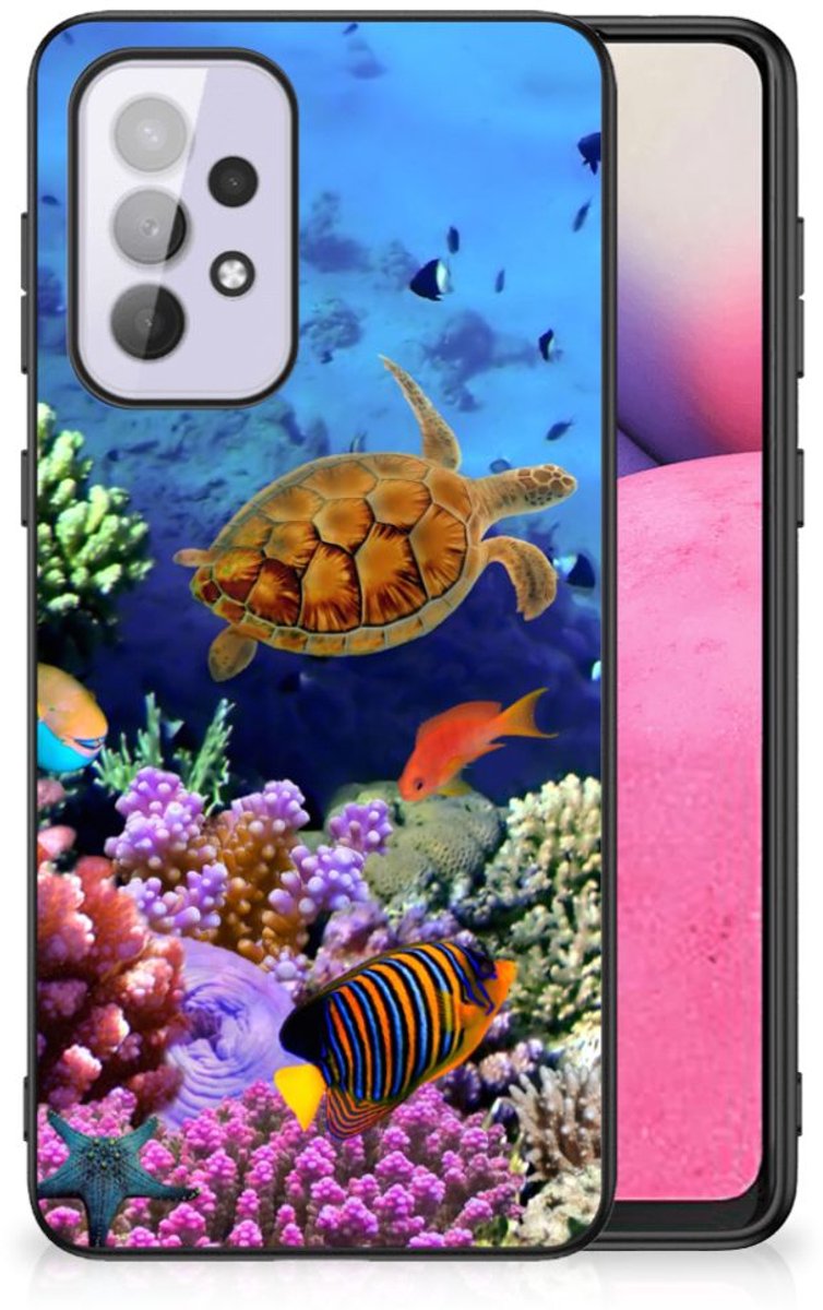 Back Cover voor Samsung Galaxy A33 5G Dierenprint Telefoonhoesje Vissen