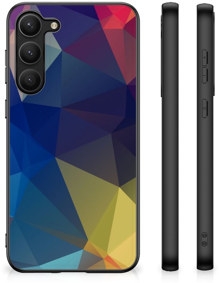 Samsung Galaxy S23 Plus Backcover Polygon Dark