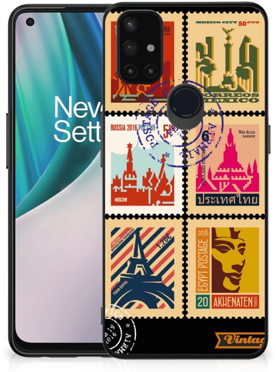 OnePlus Nord N10 5G TPU Backcover Postzegels