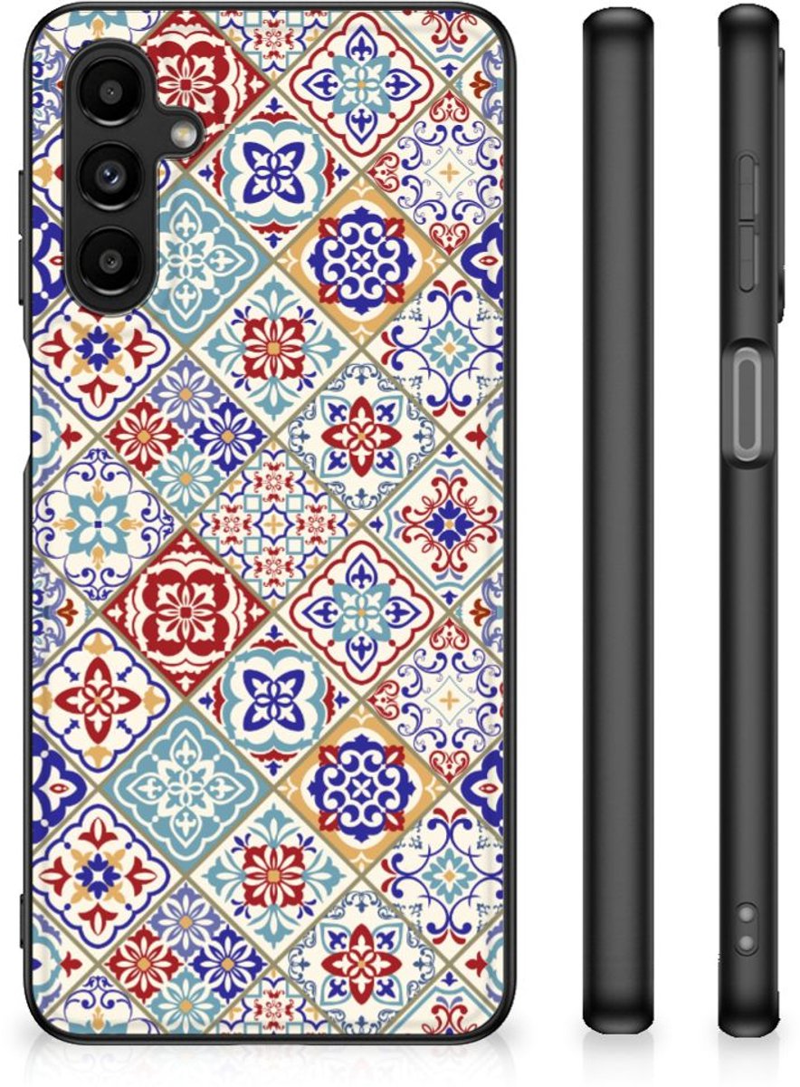 Samsung Galaxy A14 5G Marmeren Print Telefoonhoesje Tiles Color