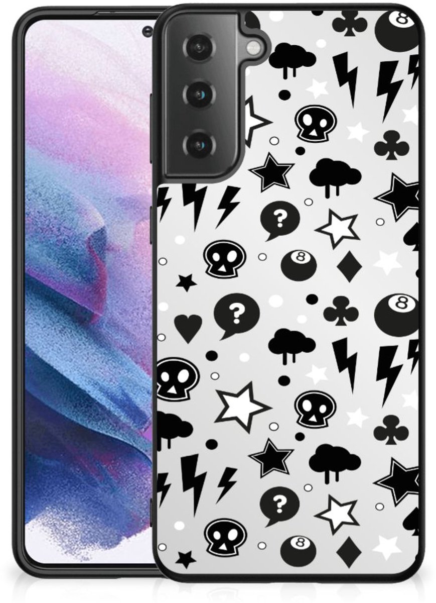 Telefoonhoesje Samsung Galaxy S21 Plus Silver Punk